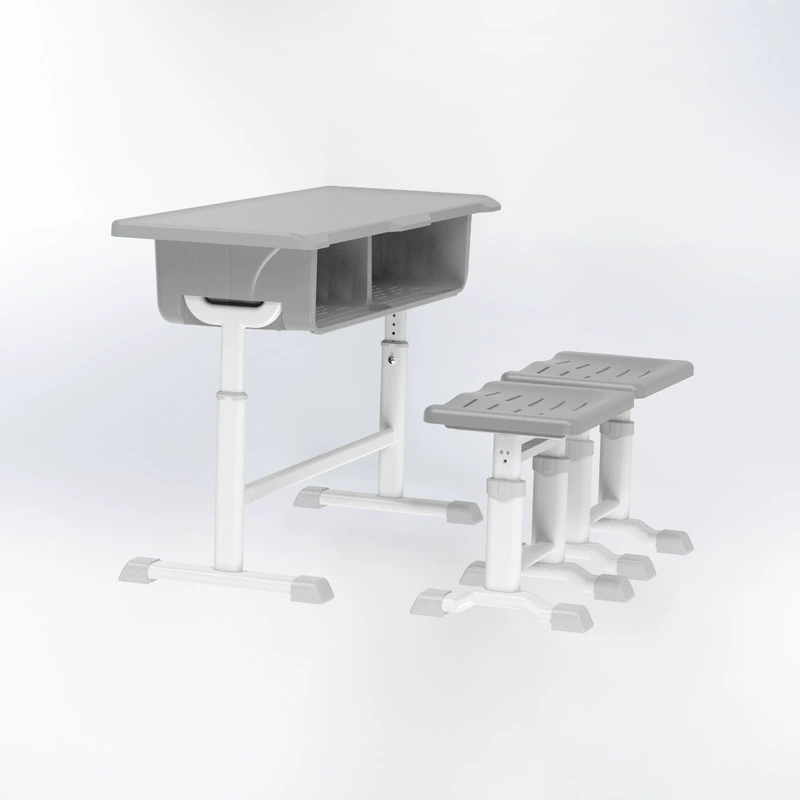 Double desk and chair school training class