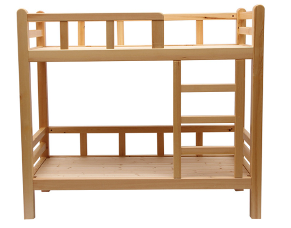 Kindergarten bed solid wood children's bed double bed