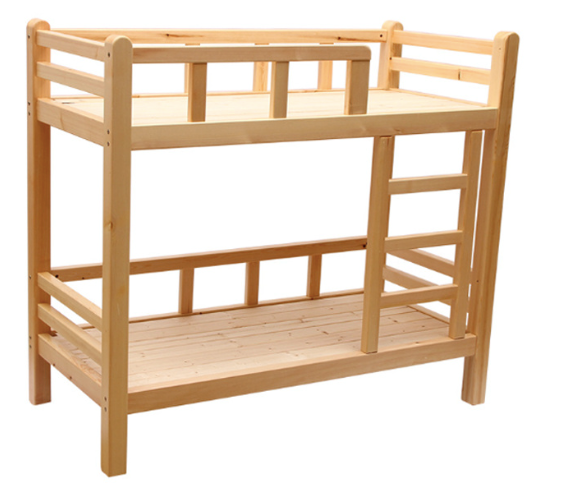 Kindergarten bed solid wood children's bed double bed