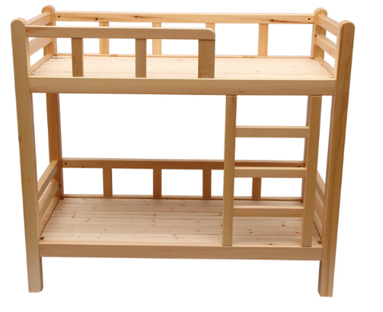 Kindergarten bed solid wood children's bed double bed