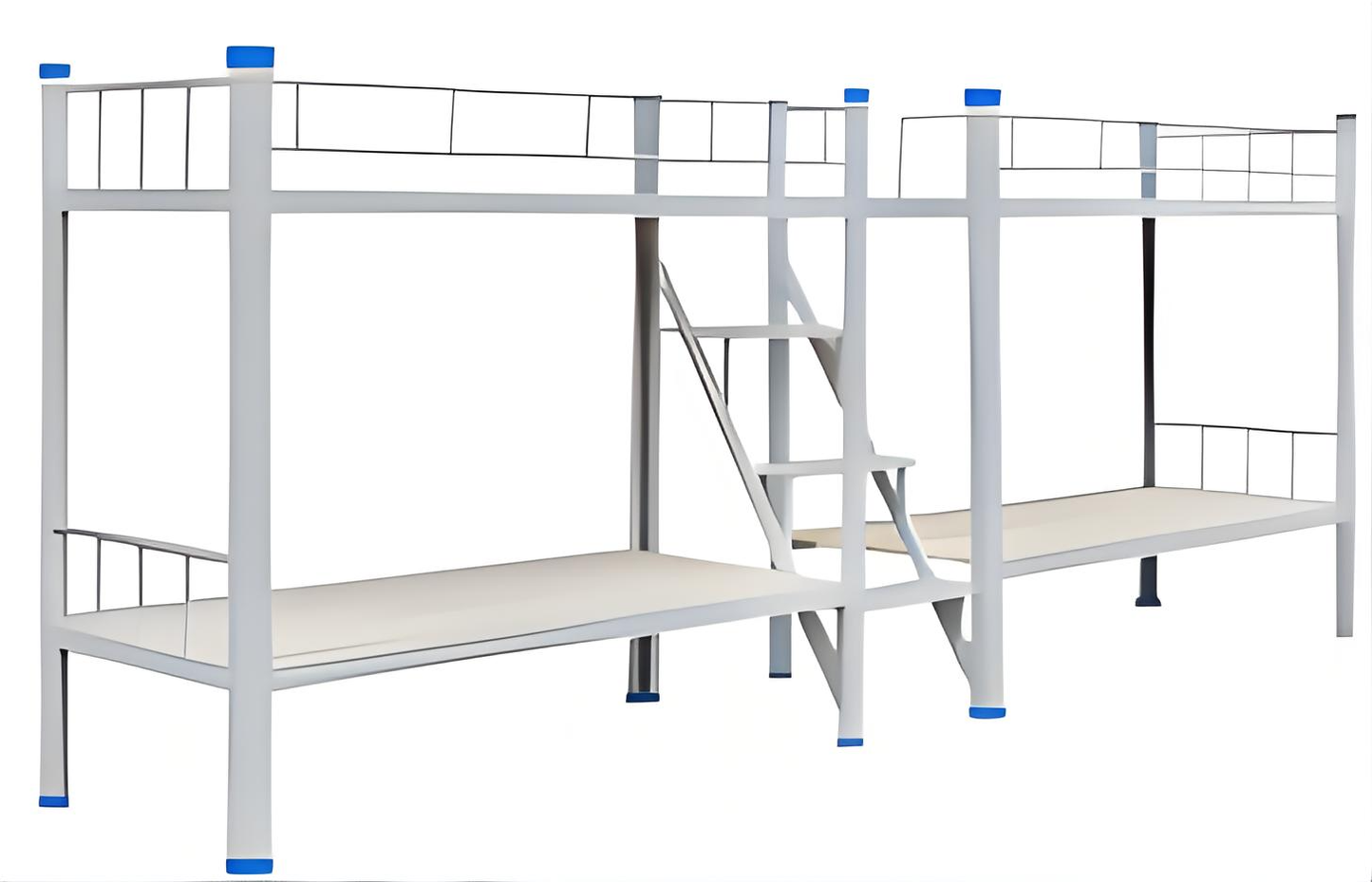 Special-shaped steel pipe middle ladder combination bed