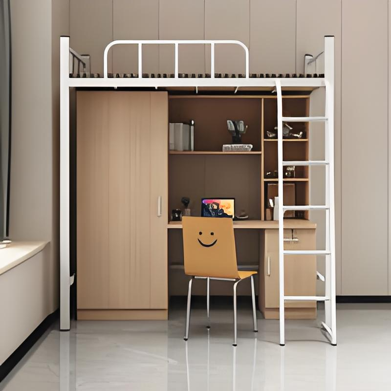 School dormitory combination bed bookcase
