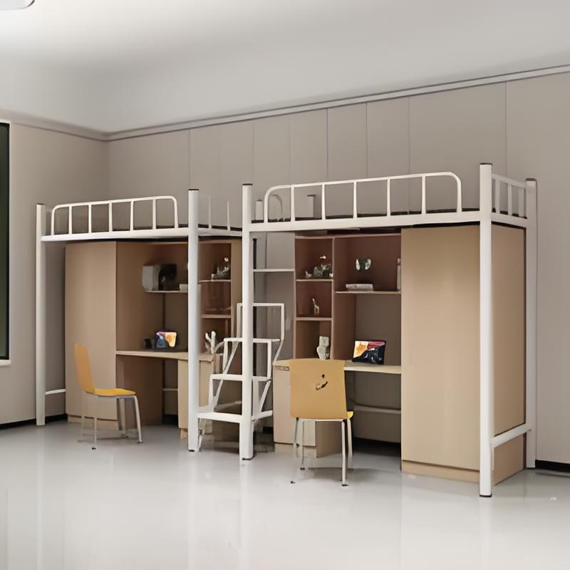 School dormitory combination bed bookcase