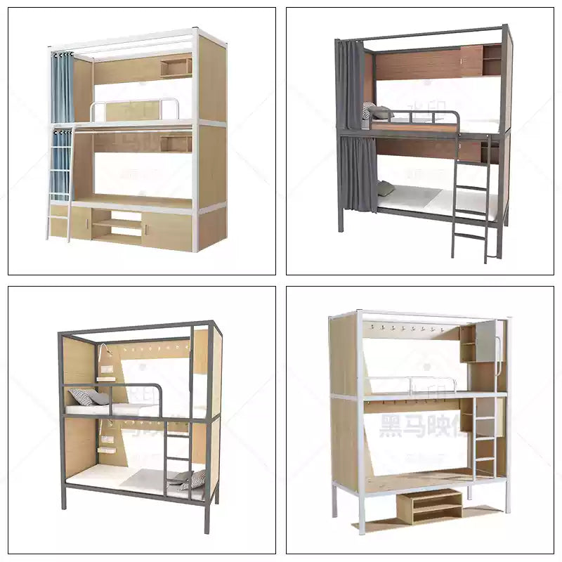 Iron bed staff bunk bed adult