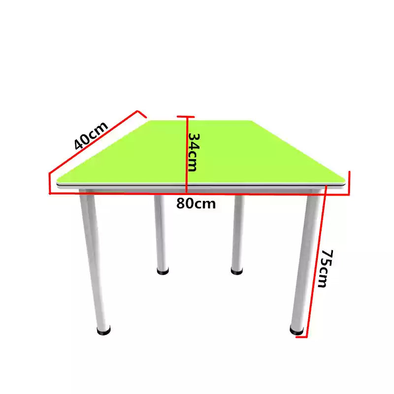 Hexagonal training color table group activity splicing table