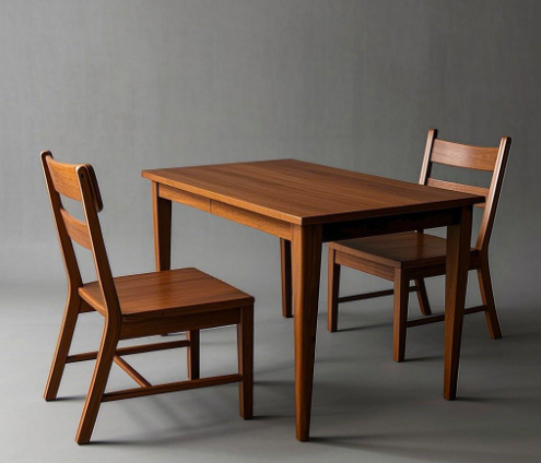 Solid wood desks and chairs series