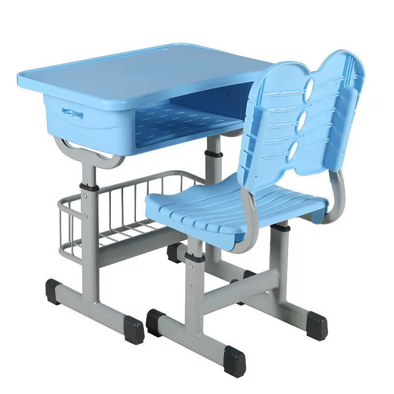 Knob-adjustable lifting desk and chair