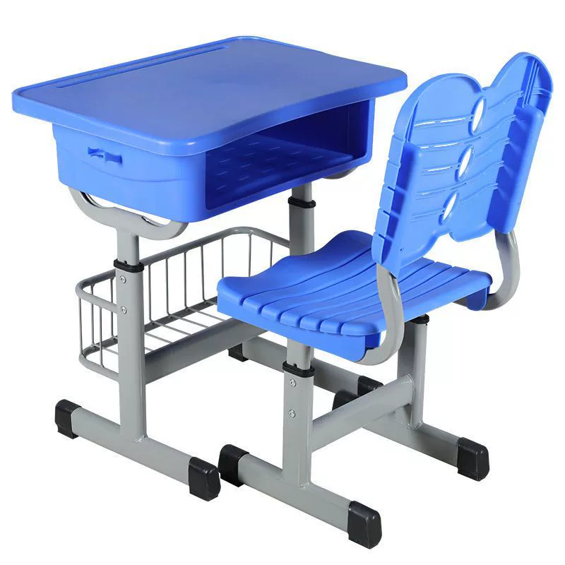 Knob-adjustable lifting desk and chair