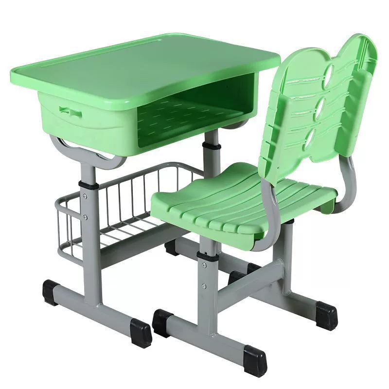 Knob-adjustable lifting desk and chair