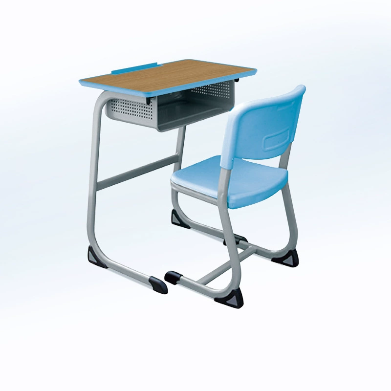 Multifunctional student single C-shaped thickened desk and chair