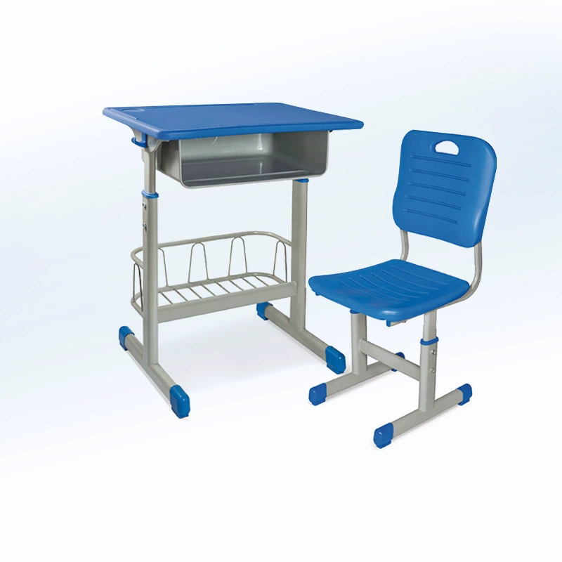 ABS Primary and Secondary School Children's Training School Desk Single with Blue