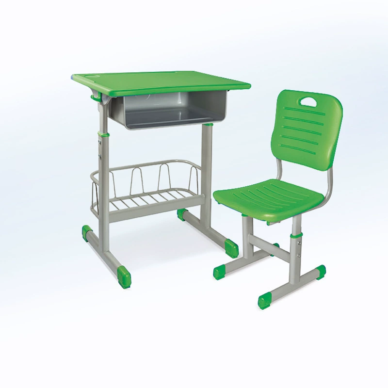 ABS Primary and Secondary School Children's Training School Desk Single with Blue