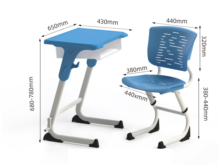 Customized desks and chairs for primary and secondary school students