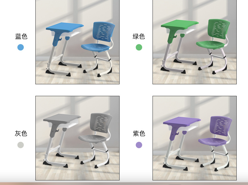 Customized desks and chairs for primary and secondary school students