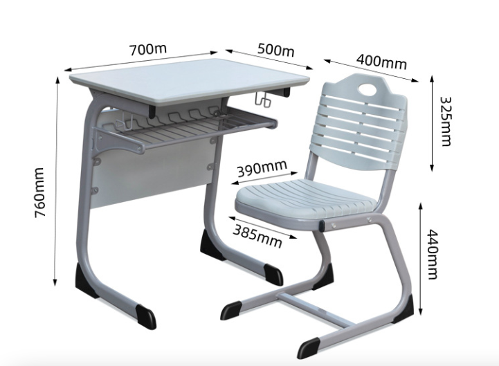 Children's school desks and chairs adjustable