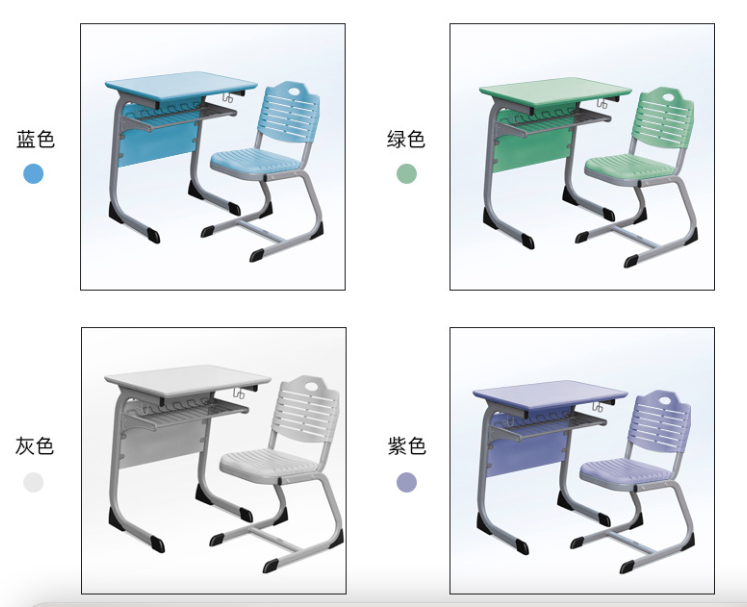 Children's school desks and chairs adjustable