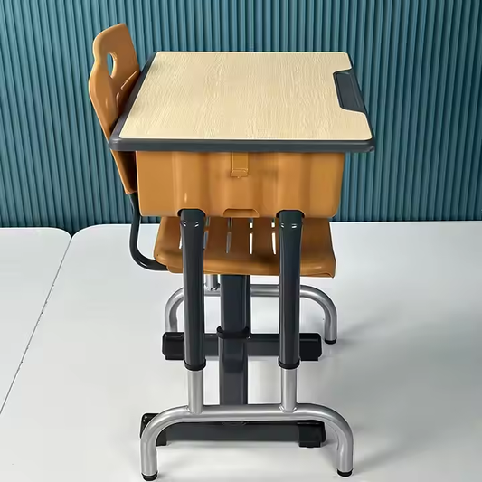 Wholesale single seat classroom reading study desks and chairs