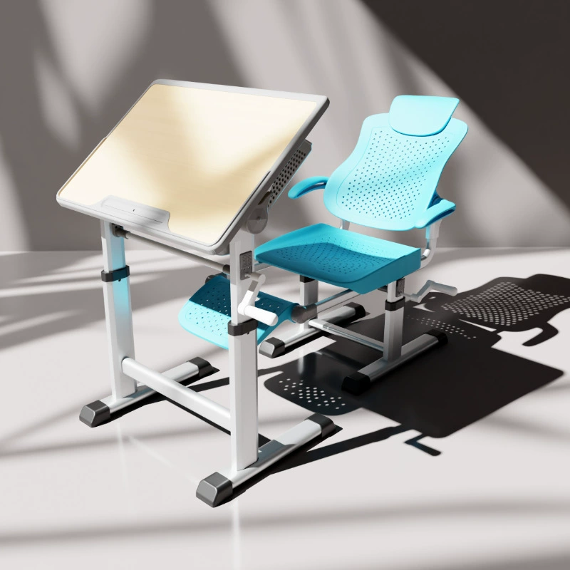 Foldable, flippable, reclining and liftable desks and chairs