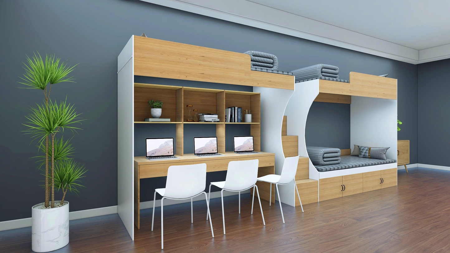 Dormitory bunk bed staff dormitory