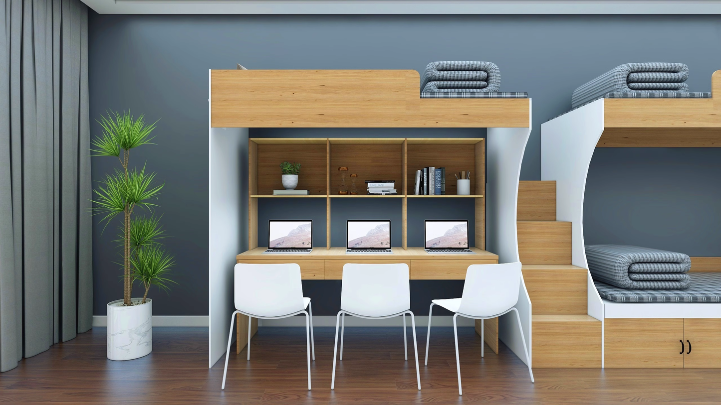 Dormitory bunk bed staff dormitory
