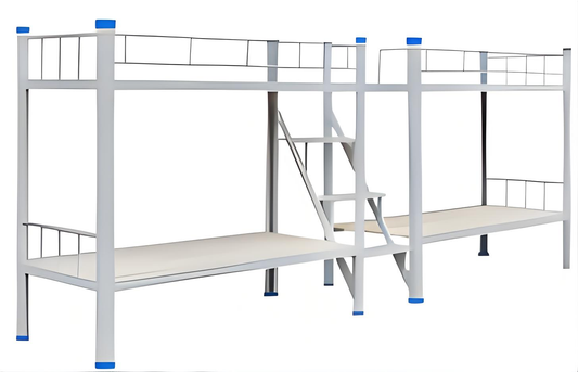 Special-shaped steel pipe middle ladder combination bed