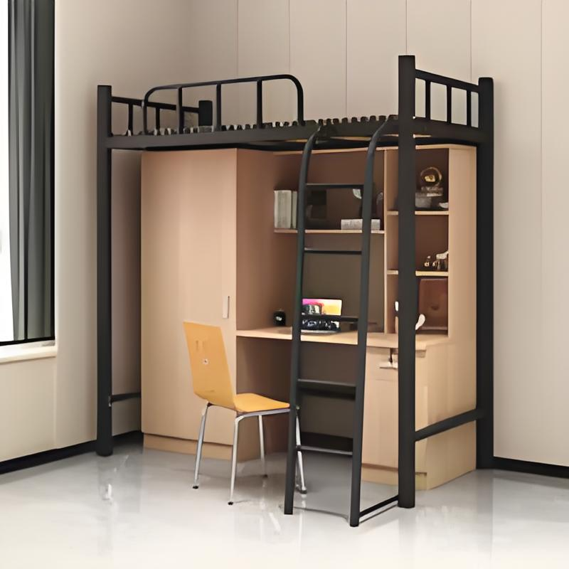 School dormitory combination bed bookcase