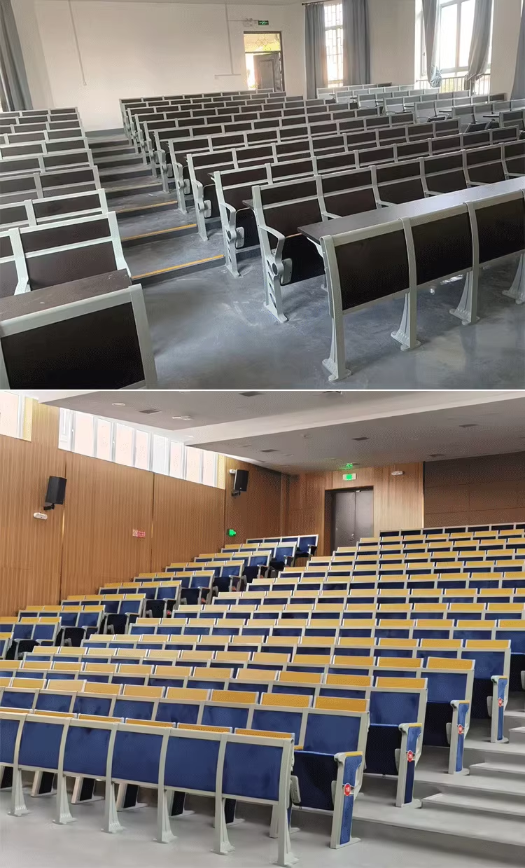 Desks and chairs Multimedia classroom chairs Lecture hall seats