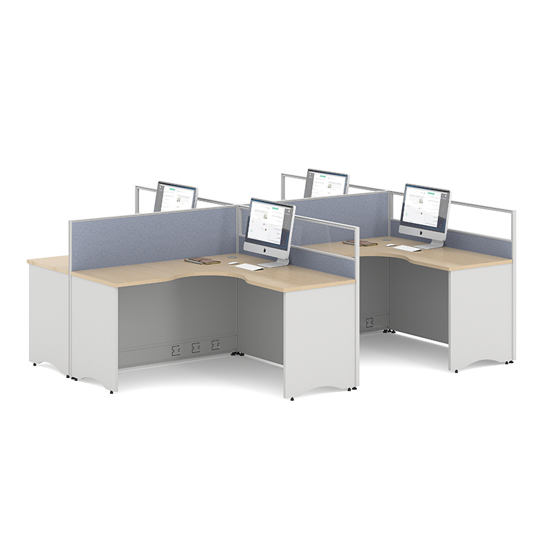 Screen desk - four seats