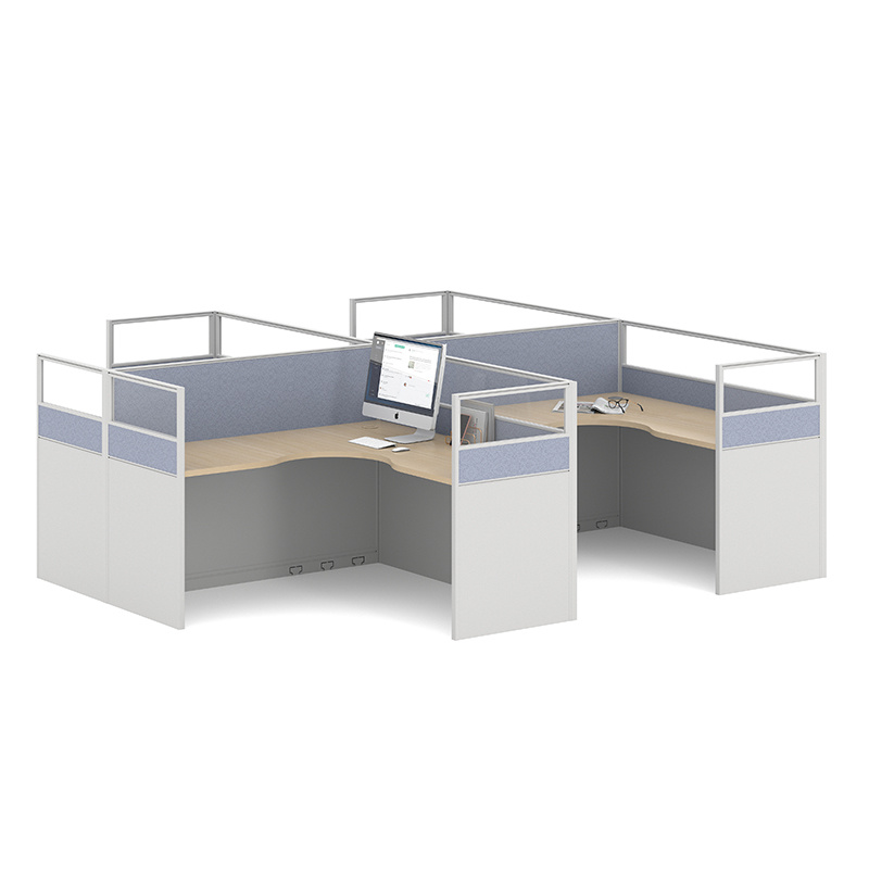 Screen desk - four seats