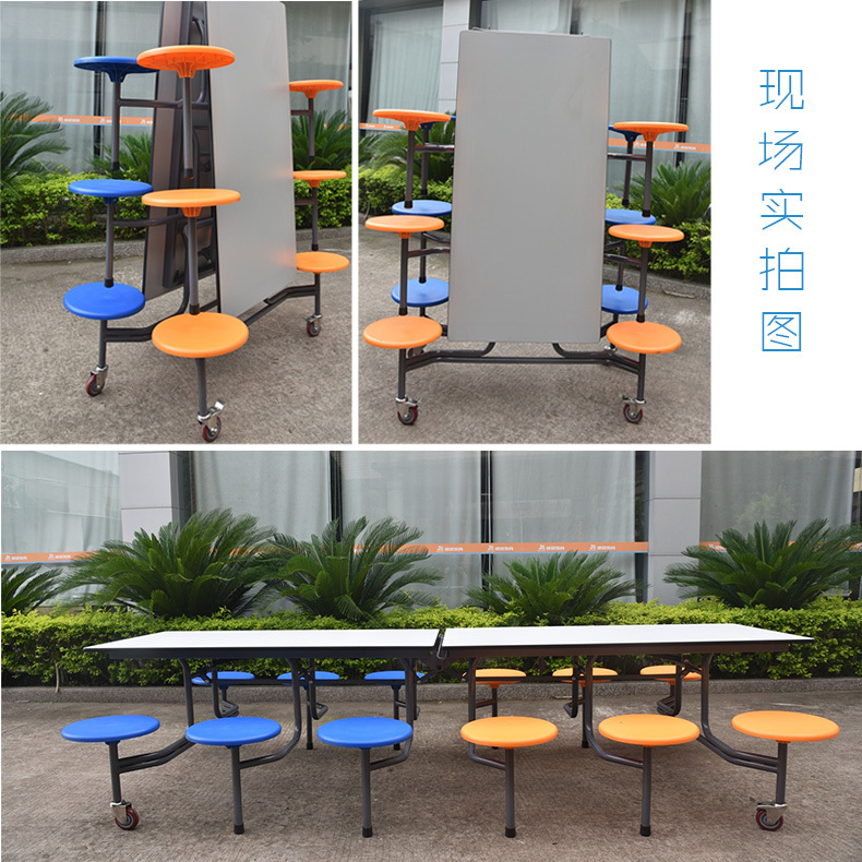 Rectangular dining table company school canteen dining table can be customized