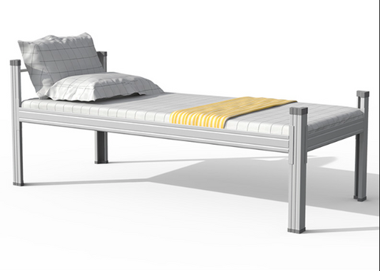 Bunk bed double iron bed military iron bed student staff dormitory single bed