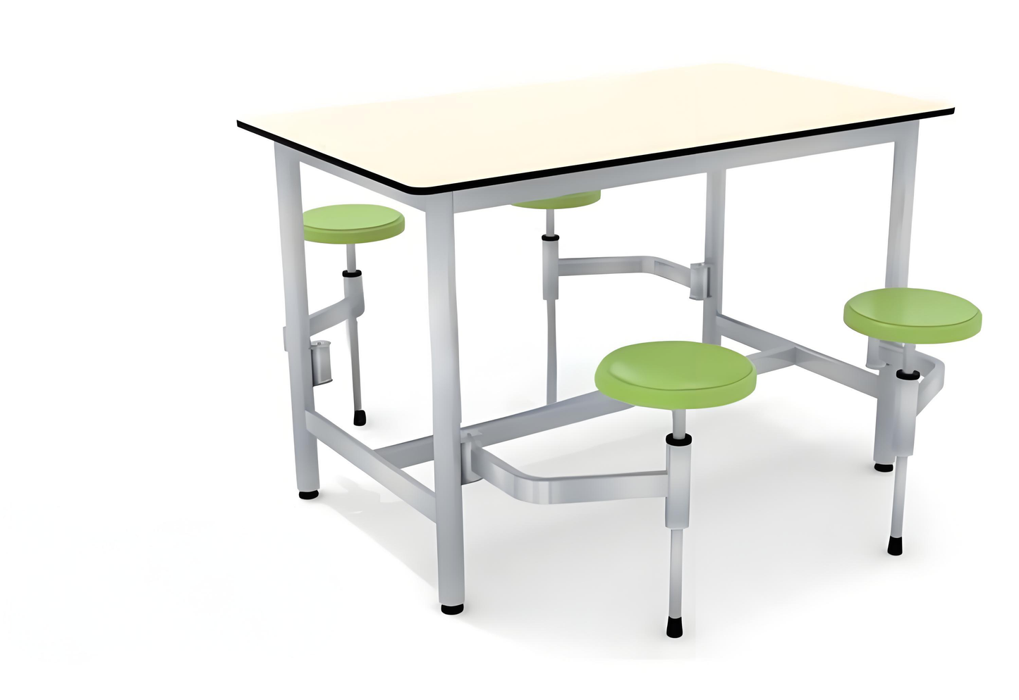 Automatic rebound student dining table company cafeteria