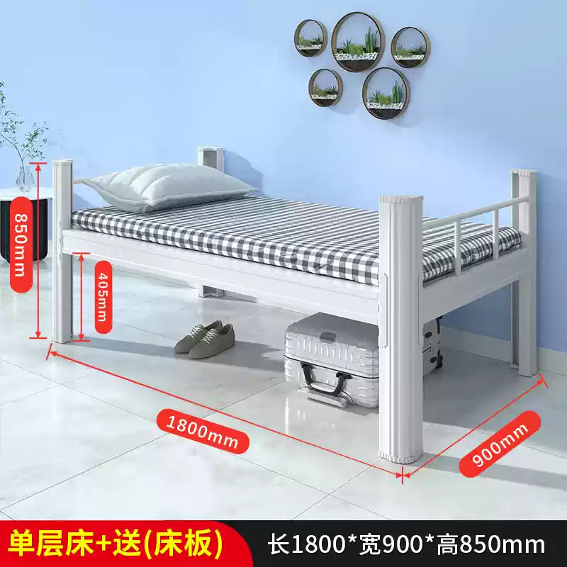 Double bedroom bunk bed with shoe cabinet thickened