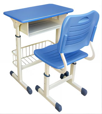 Knob-sleeve liftable desk and chair